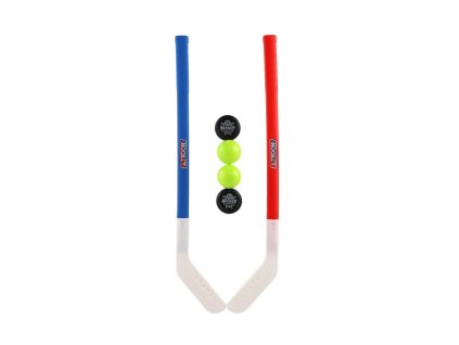 HOKEJKA PLAST 73CM S PUKEM A MÍČKEM 2B  880046