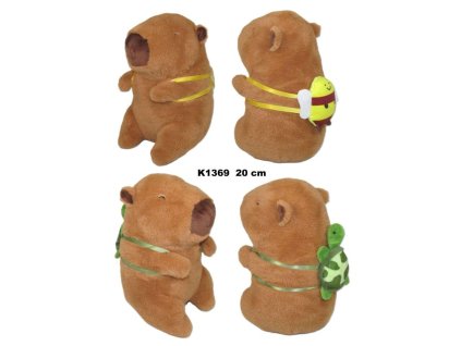 KAPYBARA 20CM S BATŮŽKEM   K1369