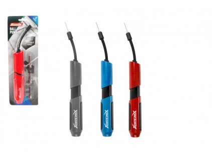 PUMPIČKA NA MÍČE 26CM KOV/PLAST + 3 HROTY 3 BARVY   542996