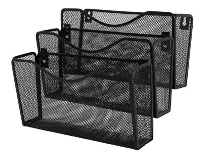 NÁSTĚNNÝ ODKLADAČ 3-DÍLNÁ SADA A4 KOV U7474574-01 X