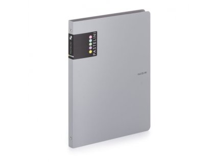 POŘADAČ PP A4 4KROUŽKOVÝ ŠEDÁ PASTELINI 2-140