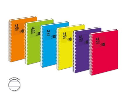 Blok se spirálou A4 linka 80 listů 7500813