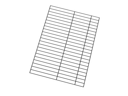 Podložka do sešitu A4 41 linka/linka