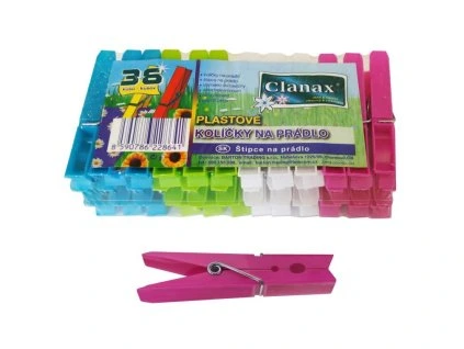 0220864 KOLÍČKY NA PRÁDLO PLAST 36KS