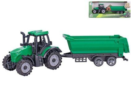 TRAKTOR S VLEČKOU 18CM VOLNÝ CHOD V KR  61802