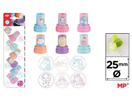 RAZÍTKA JEDNOROŽCI 6KS PM194-24