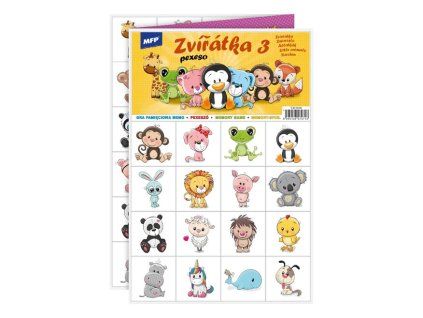 Pexeso MFP Zvířátka 3 5301038
