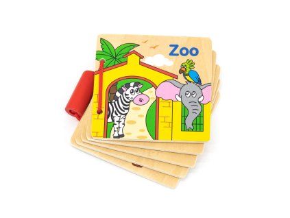 DŘEVĚNÁ KNÍŽKA ZOO 449260