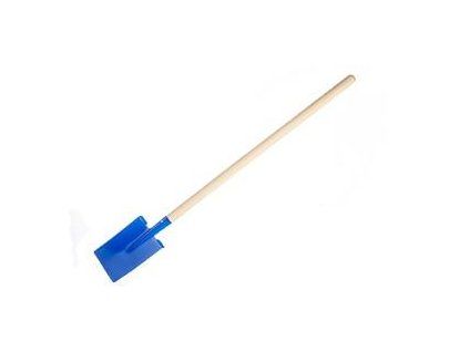 RÝČ ROVNÝ KOV/DŘEVO MODRÝ 80CM   34540361