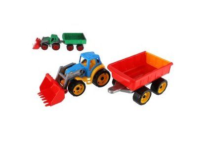 TRAKTOR / NAKLADAČ 61CM S VLEKEM 880121