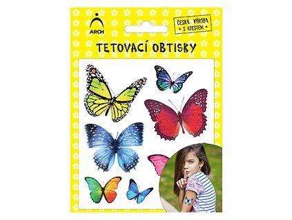 2521 TETOVAČKY DĚTSKÉ MOTÝLCI 01