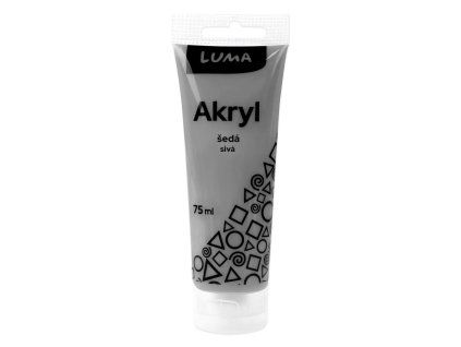 AKRYLOVÁ BARVA 75ML ŠEDÁ E330304