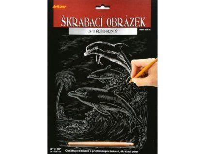 ŠKRABACÍ OBRÁZEK STŘÍBRNÝ SCS EP100 X