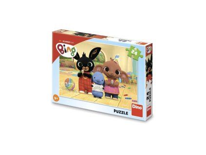 DINO PUZZLE 24 DÍLŮ BING MALUJE  351806
