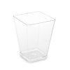 Fingerfood kelímek hranatý čirý 160ml 5,8x5,8x7,6cm  09.66381