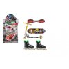 SADA SKATEBOARD,WAVEBOARD, BRUSLE,KOLOBĚŽKA  PRSTOVÁ MIX 861007