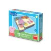DINO DŘEVĚNÉ KOSTKY 12KS PEPA PIG   641402