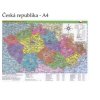 MAPA ČR - MĚSTA,HORSTVO,VODSTVO