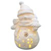 PORCELÁNOVÝ SNĚHULÁK S LED 19565