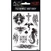 ČERNÉ TETOVACÍ OBTISKY FANTASY 2625