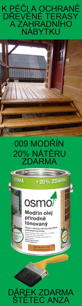Osmo 009 terasový olej 3 lt + 20% zdarma