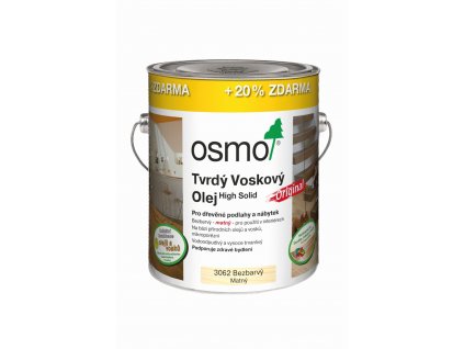 Foto OSMO TVRDÝ VOSK.OLEJ 3062 3 litry