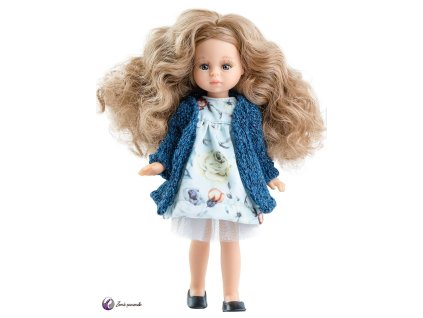 Inés s dlouhými vlnitými vlasy