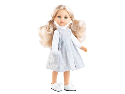 Rosa v modrých šatech