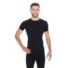 BRUBECK tričko Active wool man černá