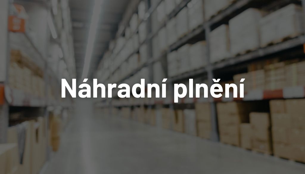 Čerpání náhradního plnění v rámci nákupu potravinářských produktů