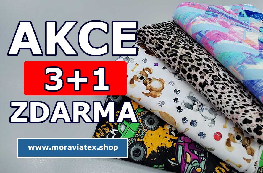 Využijte výhodnou akci 3+1 zdarma na nákup nastříhaných balíčků úpletů!