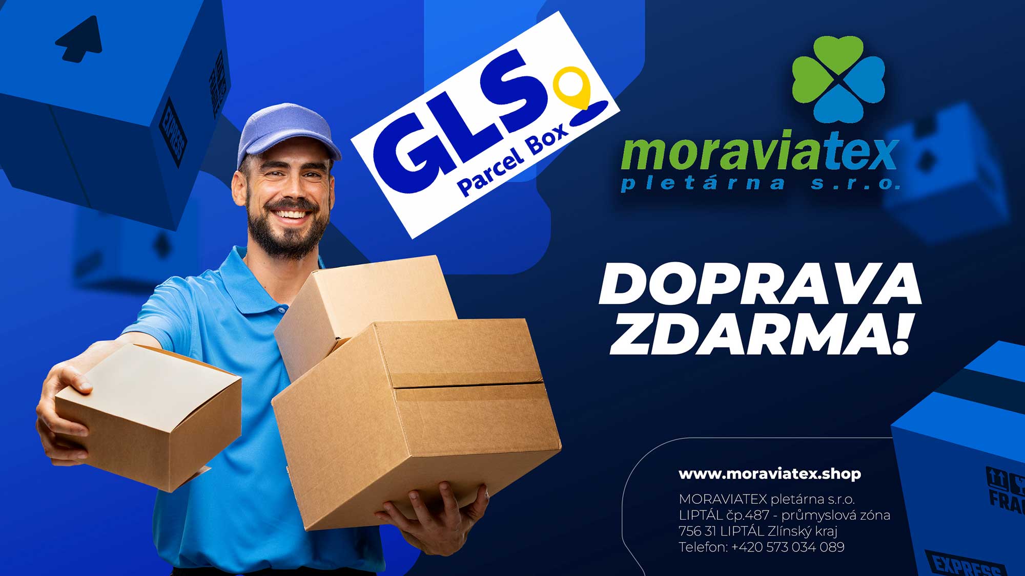 GLS Parcel Shop / BOX - doprava zdarma pro ČR do GLS boxů 15.-17.11.2025