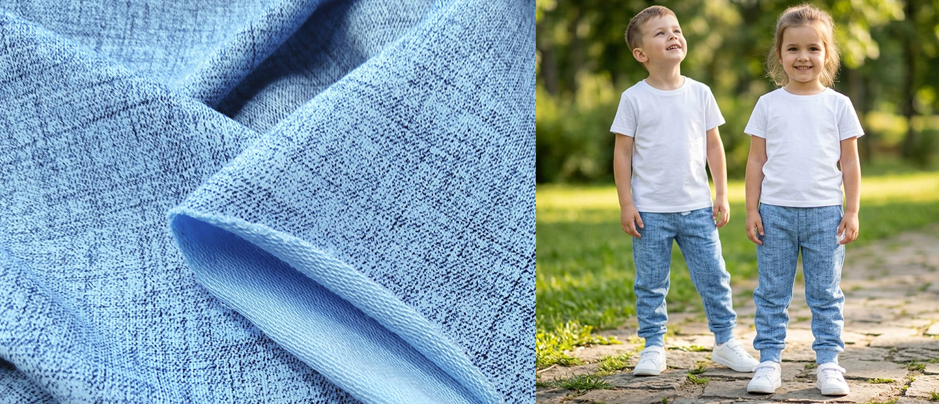 Jeans Denim sv. modrá