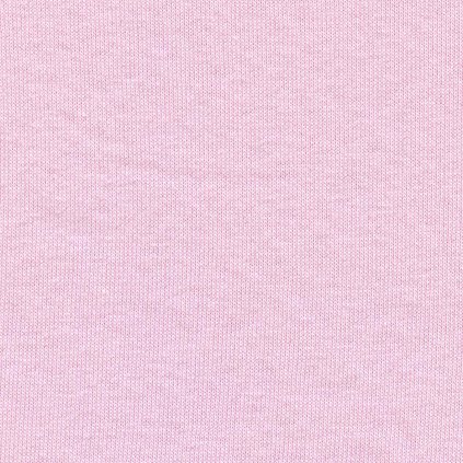 Teplákovina Ba/Pes počesaná světle růžová 4493