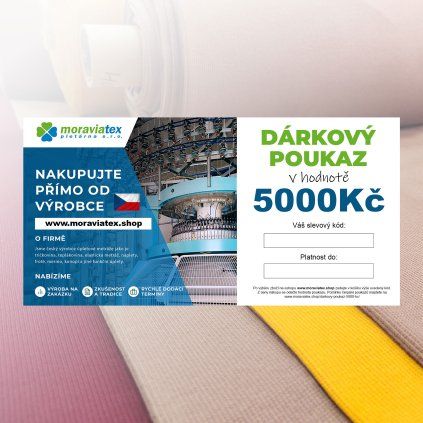 darkovy poukaz 5000