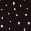 Jednolíc elastický Viskóza/Elastan 6% černý tisk puntíky 2653