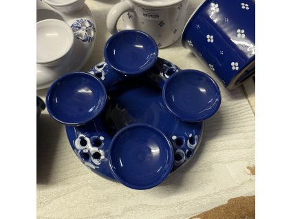 Adventní svícen modrý mal.