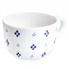Šálek 4puntík modrý na bílé