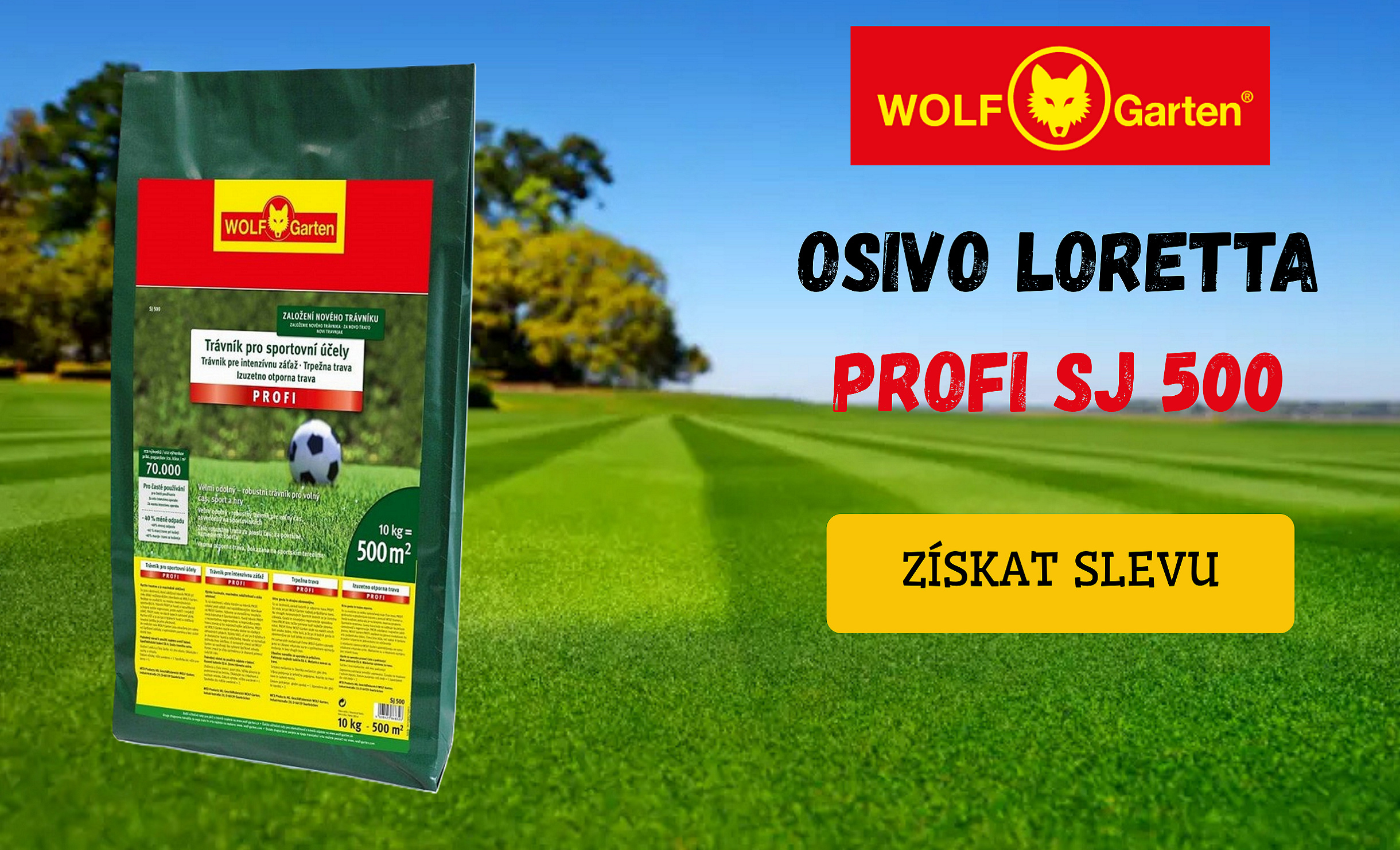 Travní osivo WOLF-Garten SJ 500