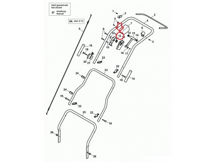 WOLF-Garten, CubCadet pružina páky zdvihu vertikutátoru
