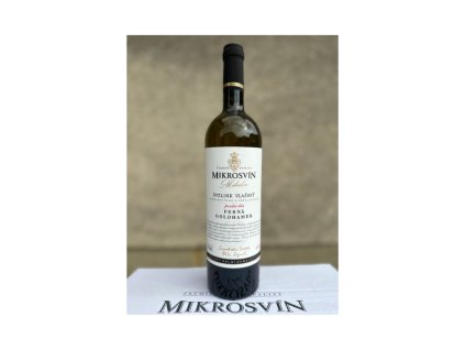 Vinařství Mikrosvín Mikulov Ryzlink Vlašský Goldhamer, Traditional Line, pozdní sběr, suché