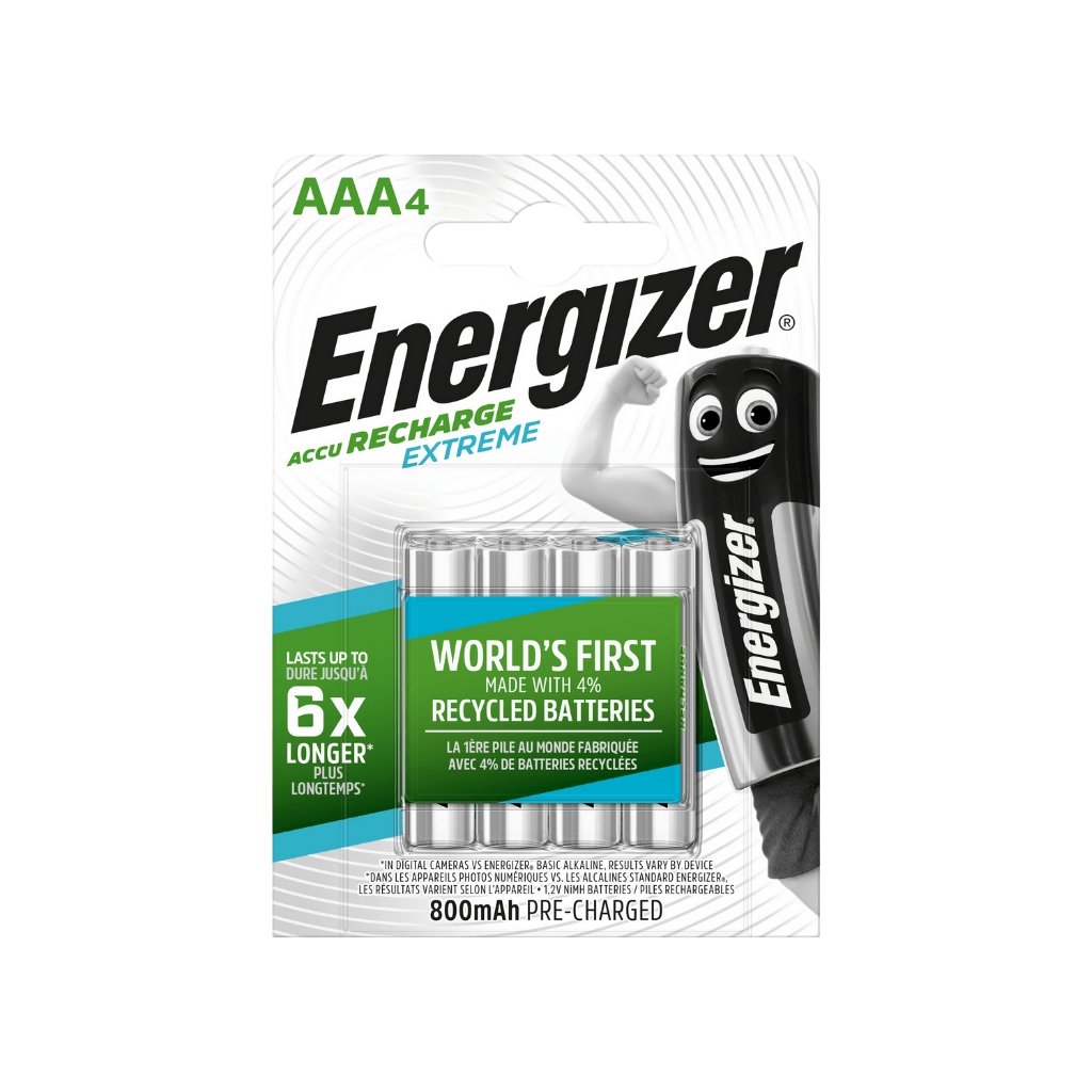 Energizer Baterie AAA/HR03 800mAh Energizer Extreme 4ks