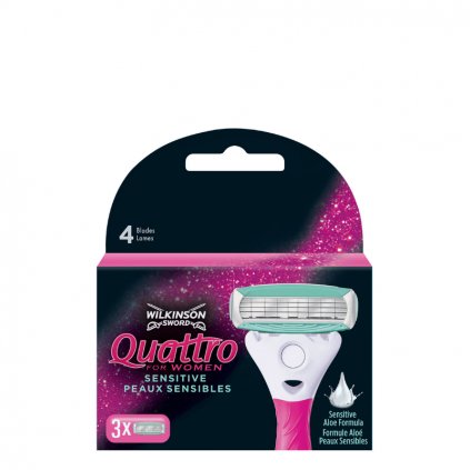 Wilkinson Sword Quattro for Women - náhradní hlavice (3ks)