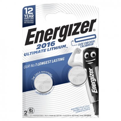 Energizer Ultimate Lithium CR2016 2pack