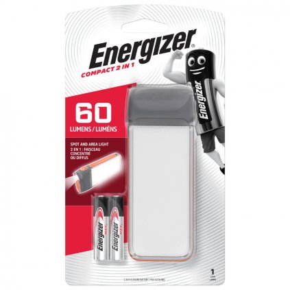 Energizer Compact 2v1 kempingová svítilna 2AAA LED 60lm