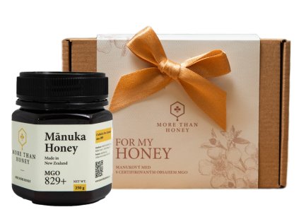 Dárkové balení: Med Manuka 829+ MGO, balení 250 g
