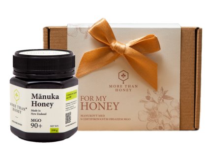 Dárkové balení: Med Manuka 90+ MGO, balení 250 g