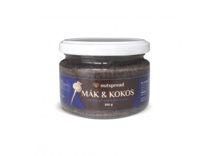 Nutspread kokosovo-makové máslo