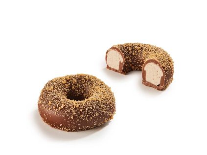 Donut with cinnamon cream