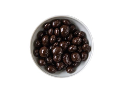 Kávová zrna v polevě z hořké čokolády